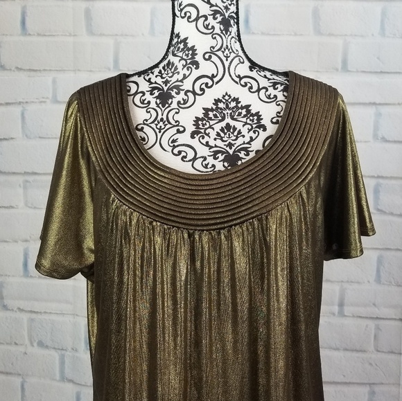 Dana Buchanan women's short sleeve stretch top - Picture 2 of 8